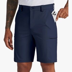 Willit Mens Golf Shorts Size 42  10" Inseam Stretch, Quick Dry, Zippered Pockets